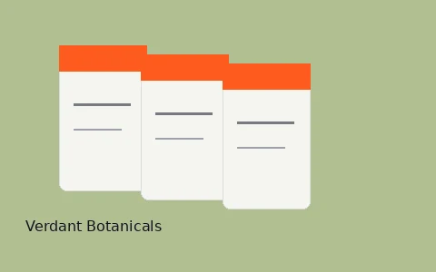 Verdant Botanicals flyer design